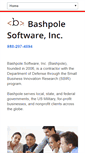 Mobile Screenshot of bashpolesoftware.com