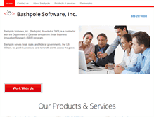 Tablet Screenshot of bashpolesoftware.com